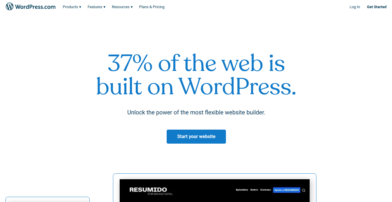 WordPress Homepage WordPress Homepage